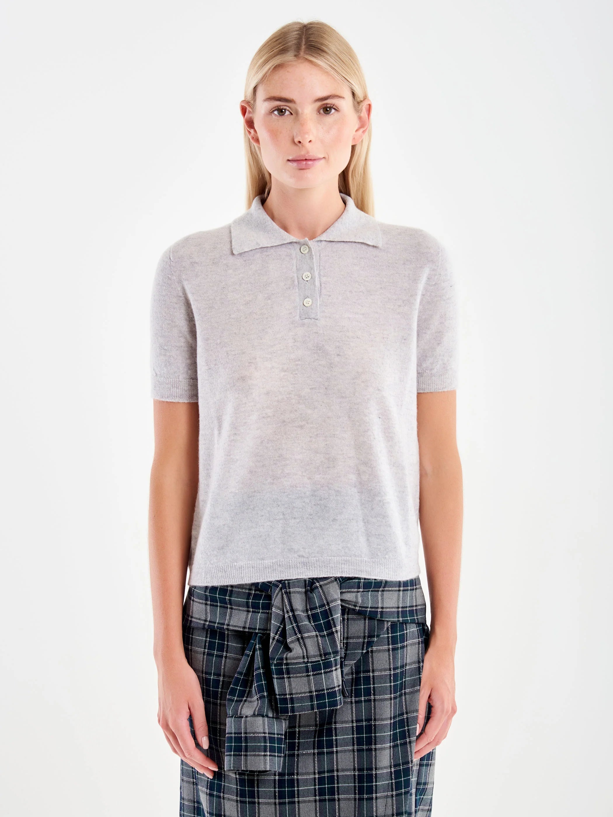 POLO CACHEMIRA GRIS VV