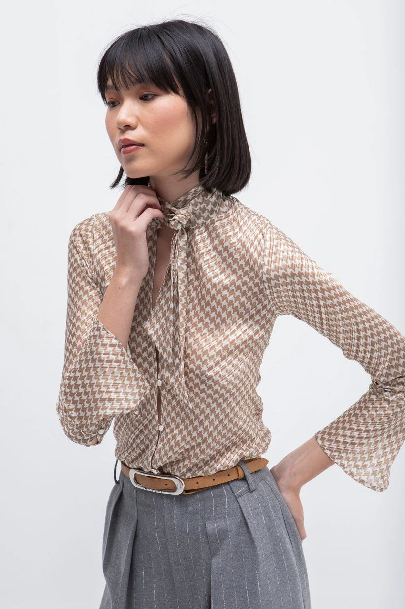 CAMISA PRESILLAS SEGO PATA DE GALLO