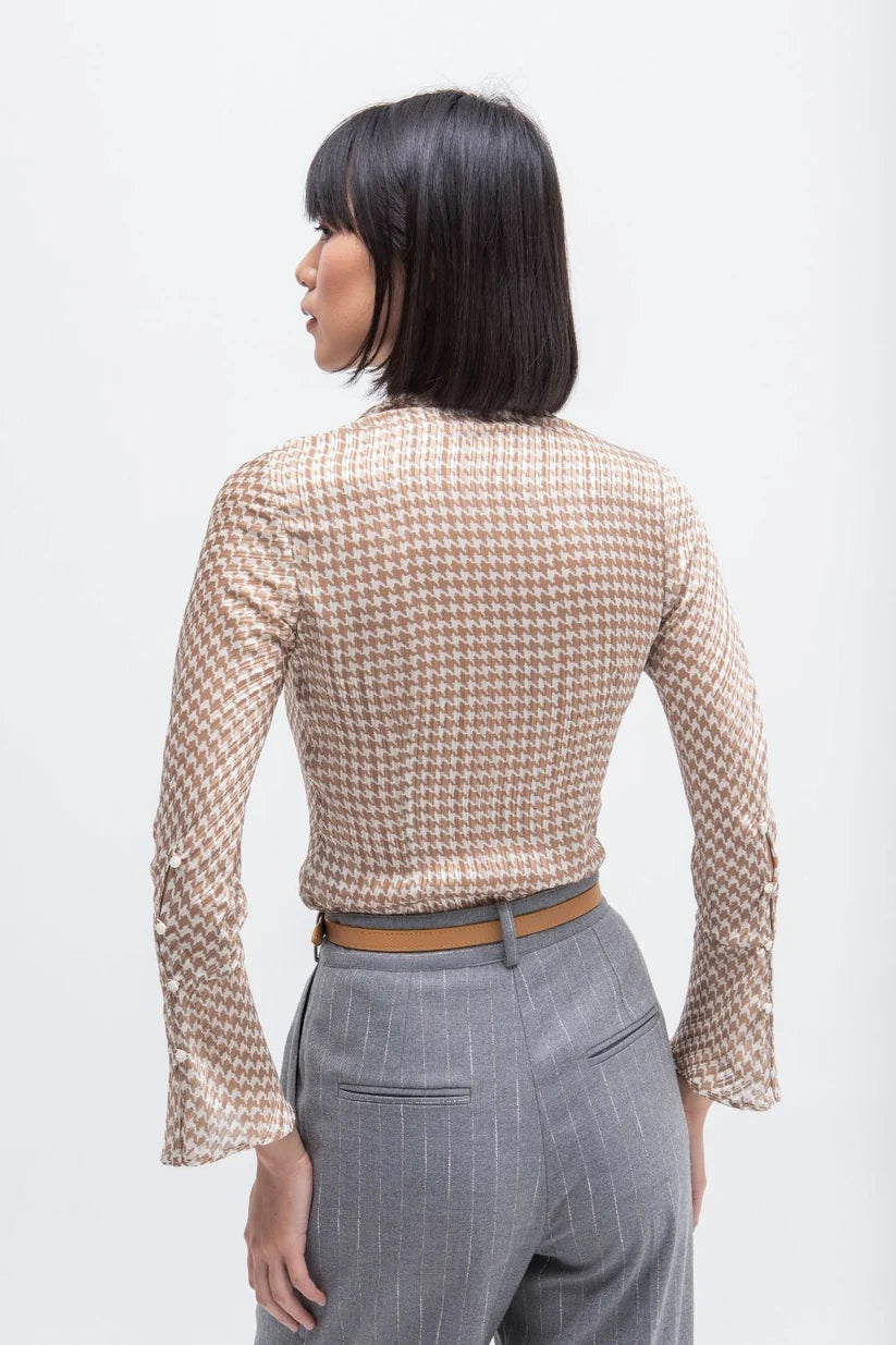 CAMISA PRESILLAS SEGO PATA DE GALLO