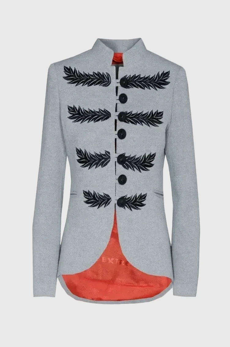 BLAZER GRIS PERLA RENATA CIPRIANI - EDICION LIMITADA