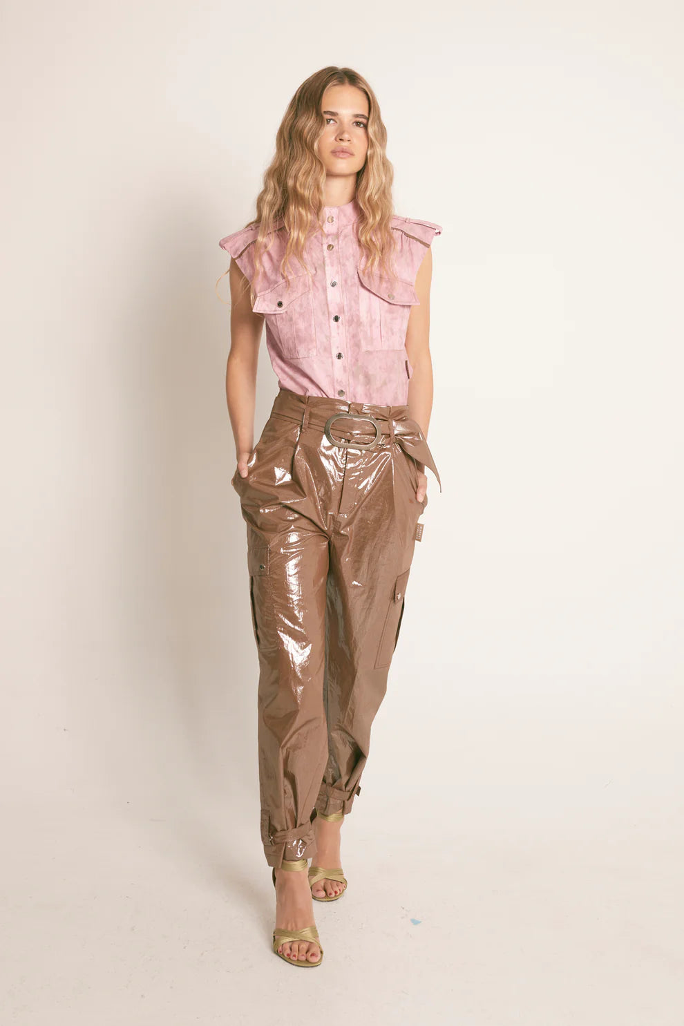 PANTALON CARGO AVVERBIO BROWN