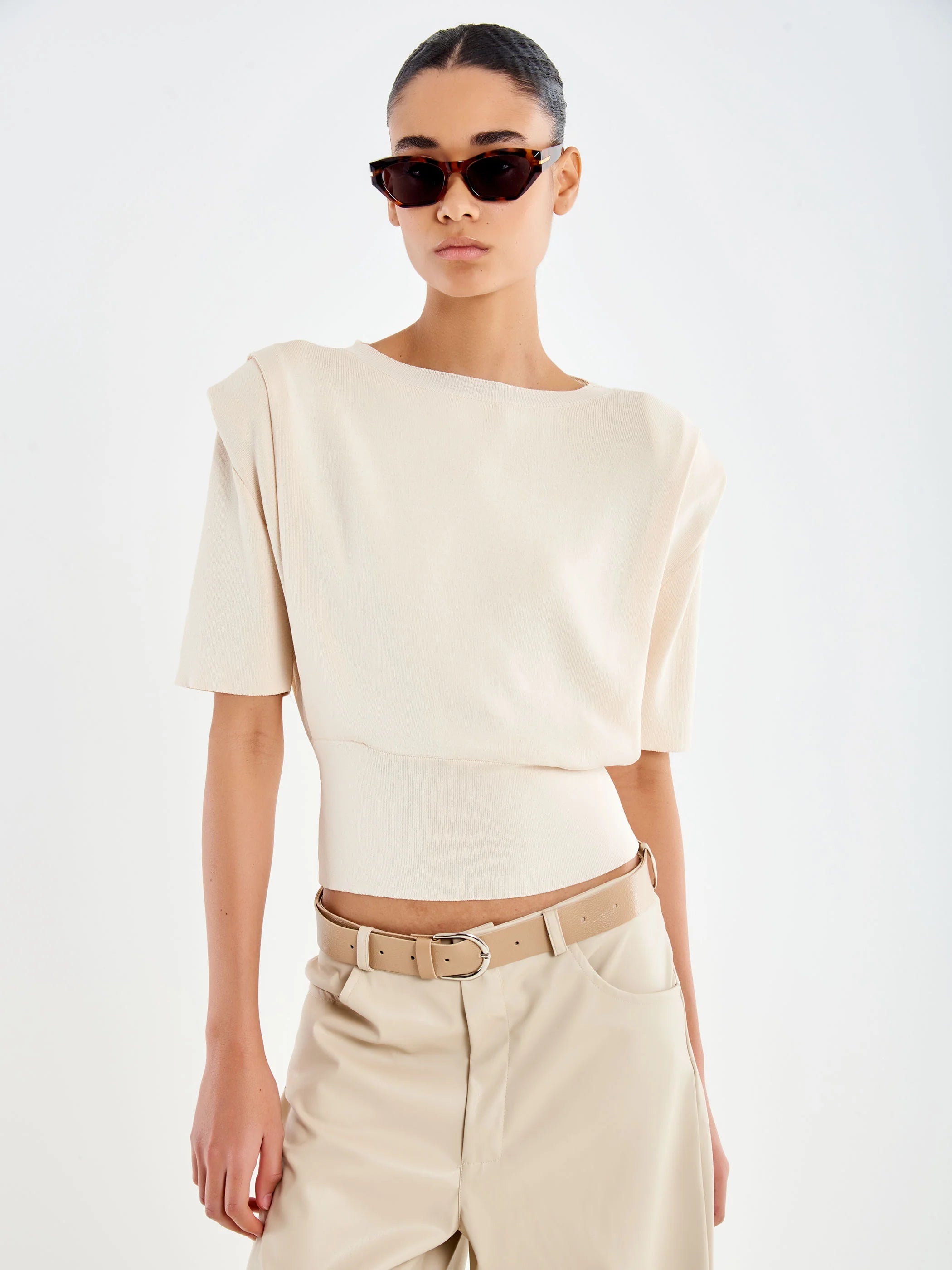 TOP AMPIE BEIGE VV