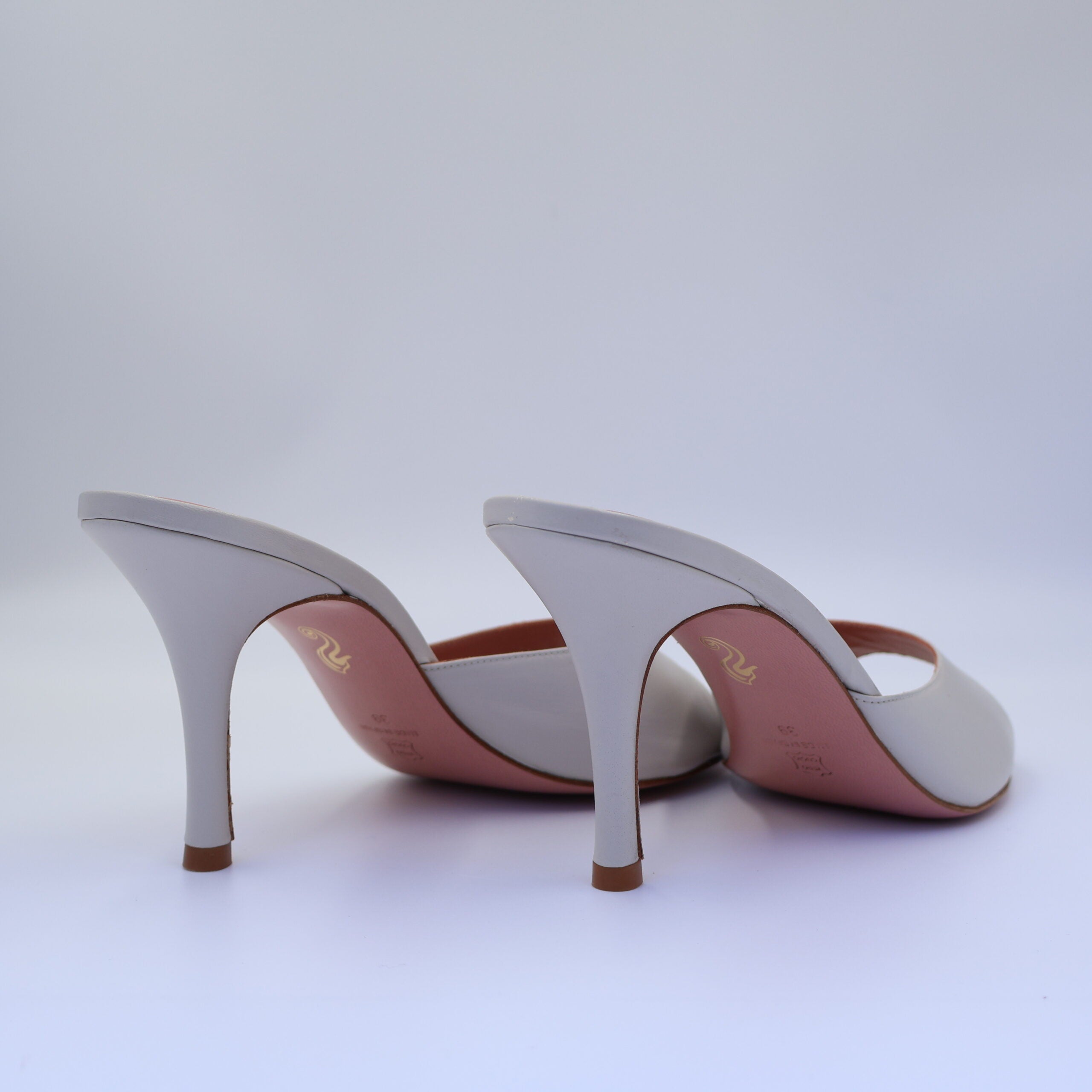 STILETTO TALYA MULE BONE