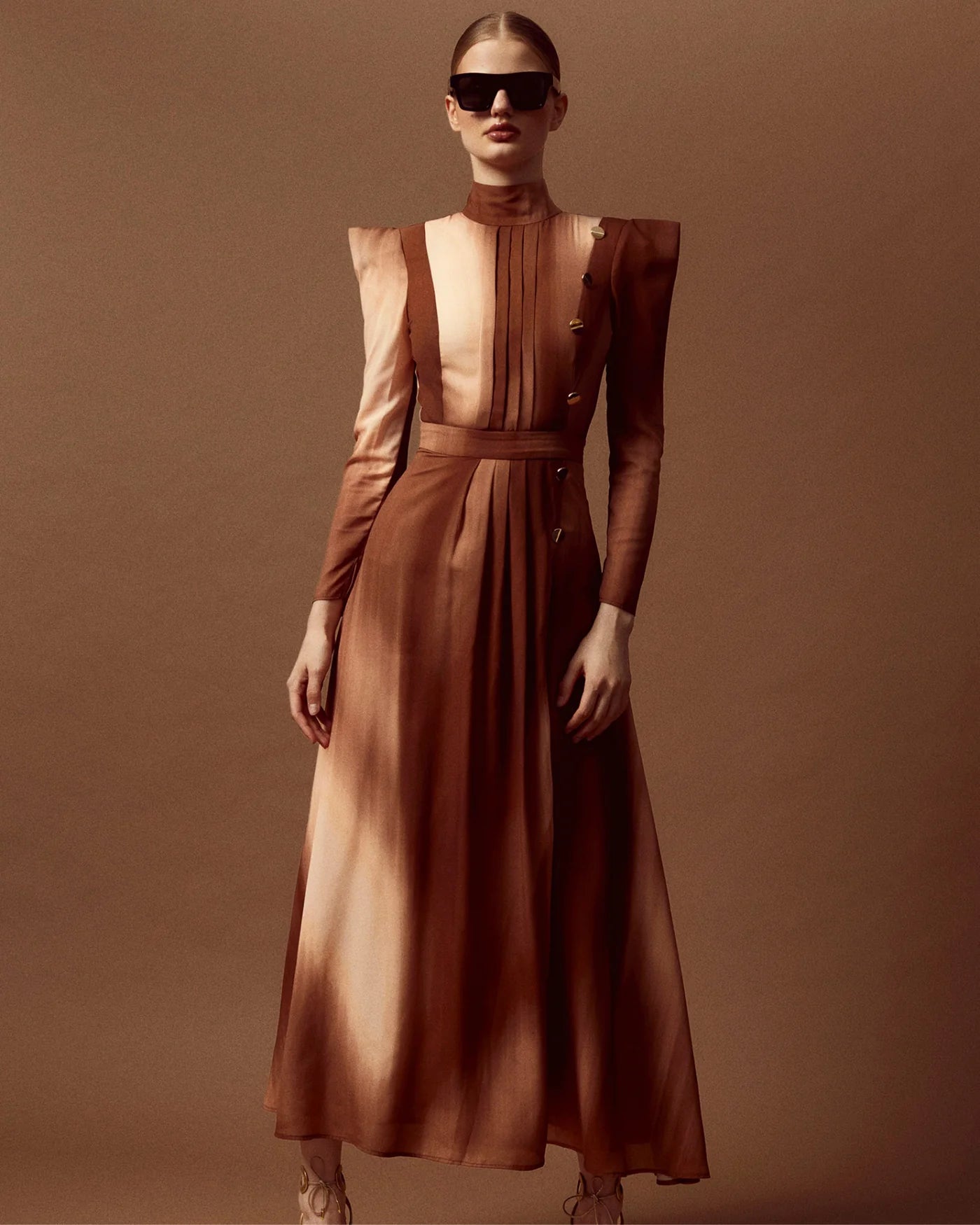VESTIDO TERPSICORE TEJA