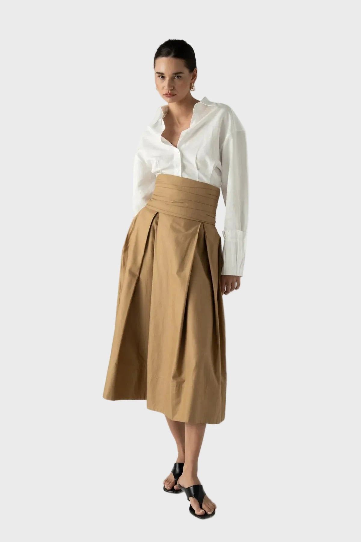 LA PATRONA SKIRT CAMEL