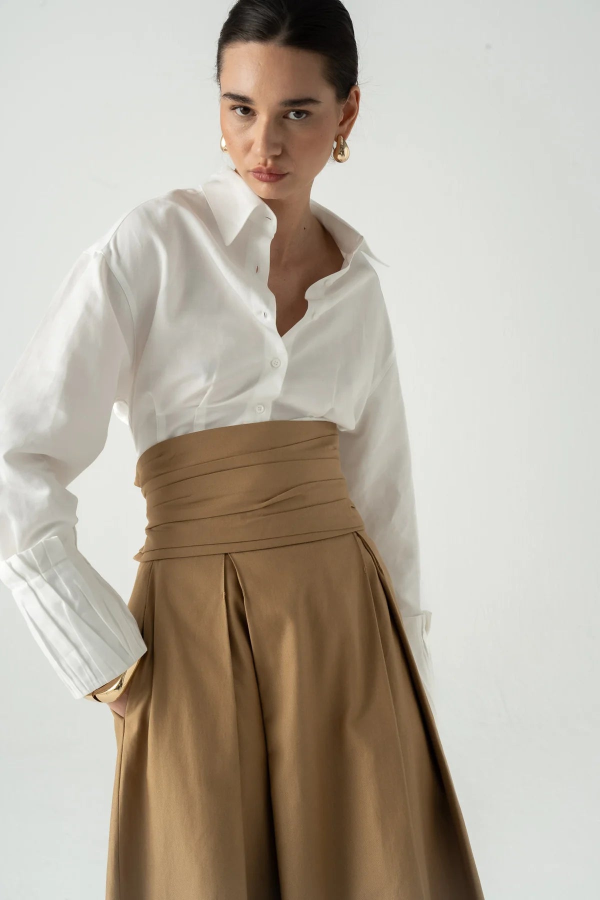 LA PATRONA SKIRT CAMEL