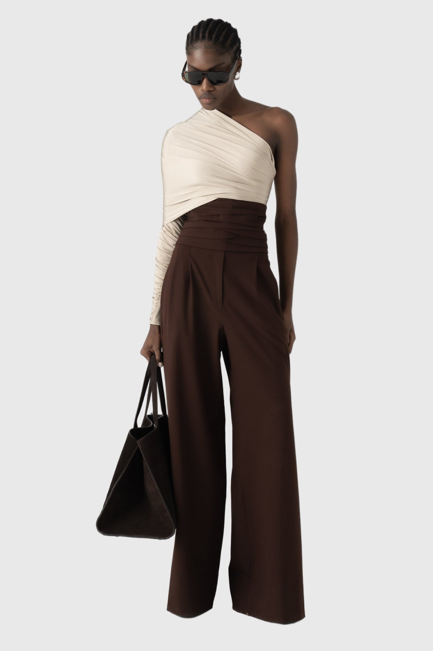 LA DUEÑA TROUSERS BURGUNDY