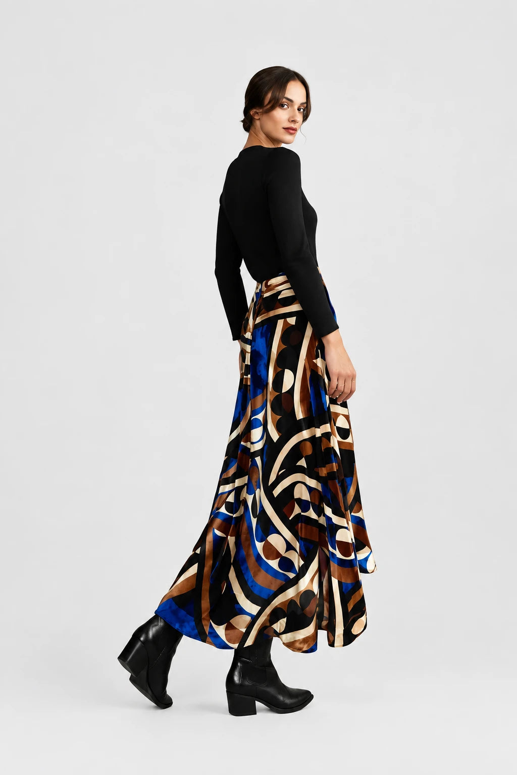 FALDA TRACY VELVET INDIO