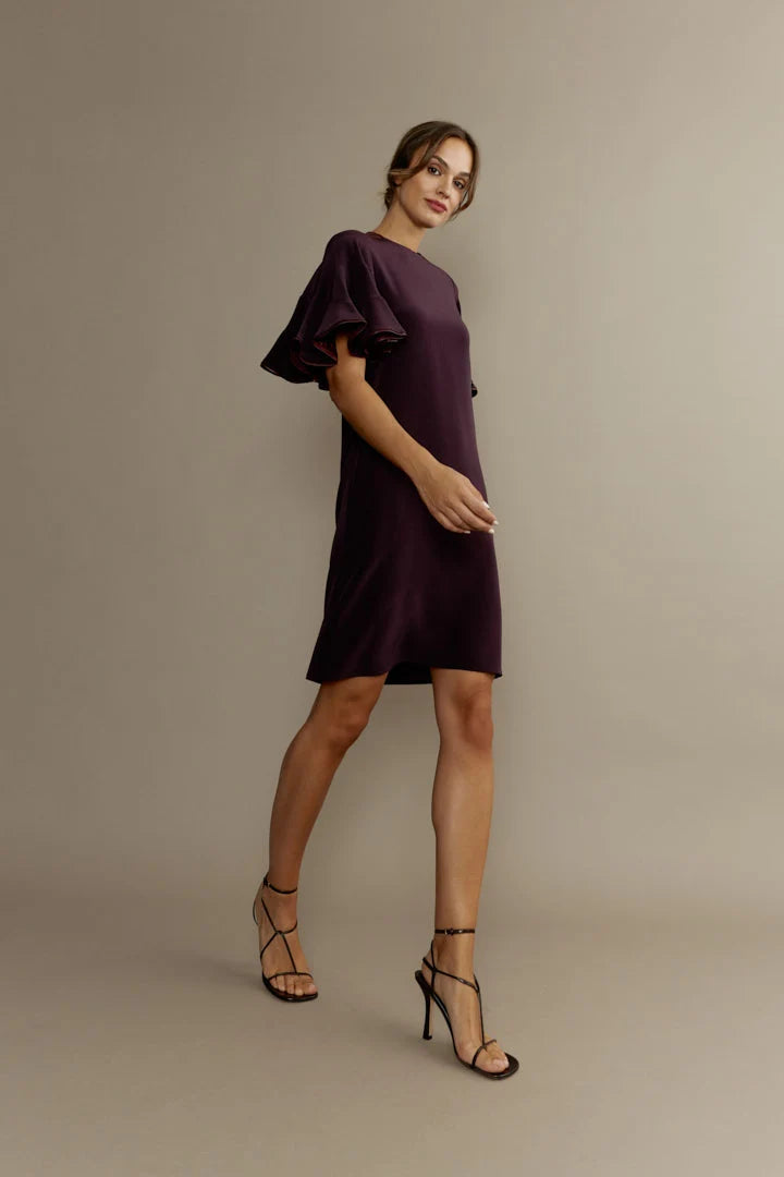 VESTIDO SOPHIE BURDEOS