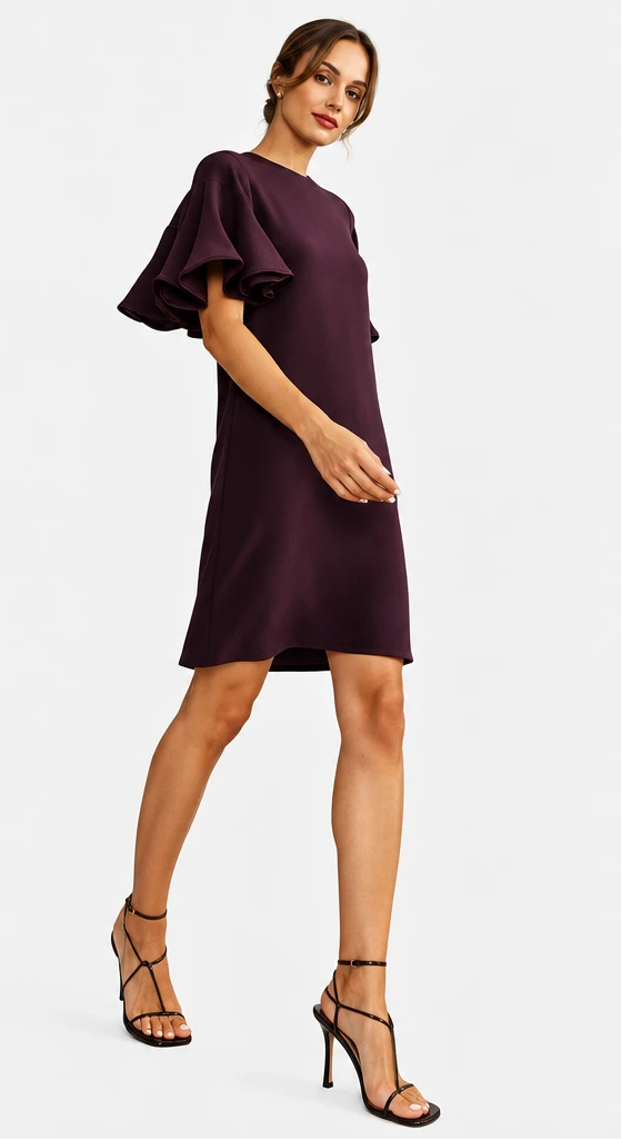 VESTIDO SOPHIE BURDEOS