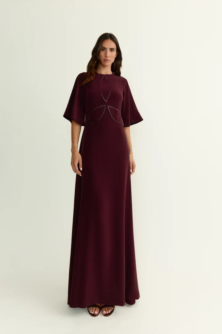 VESTIDO CARLA BURDEOS