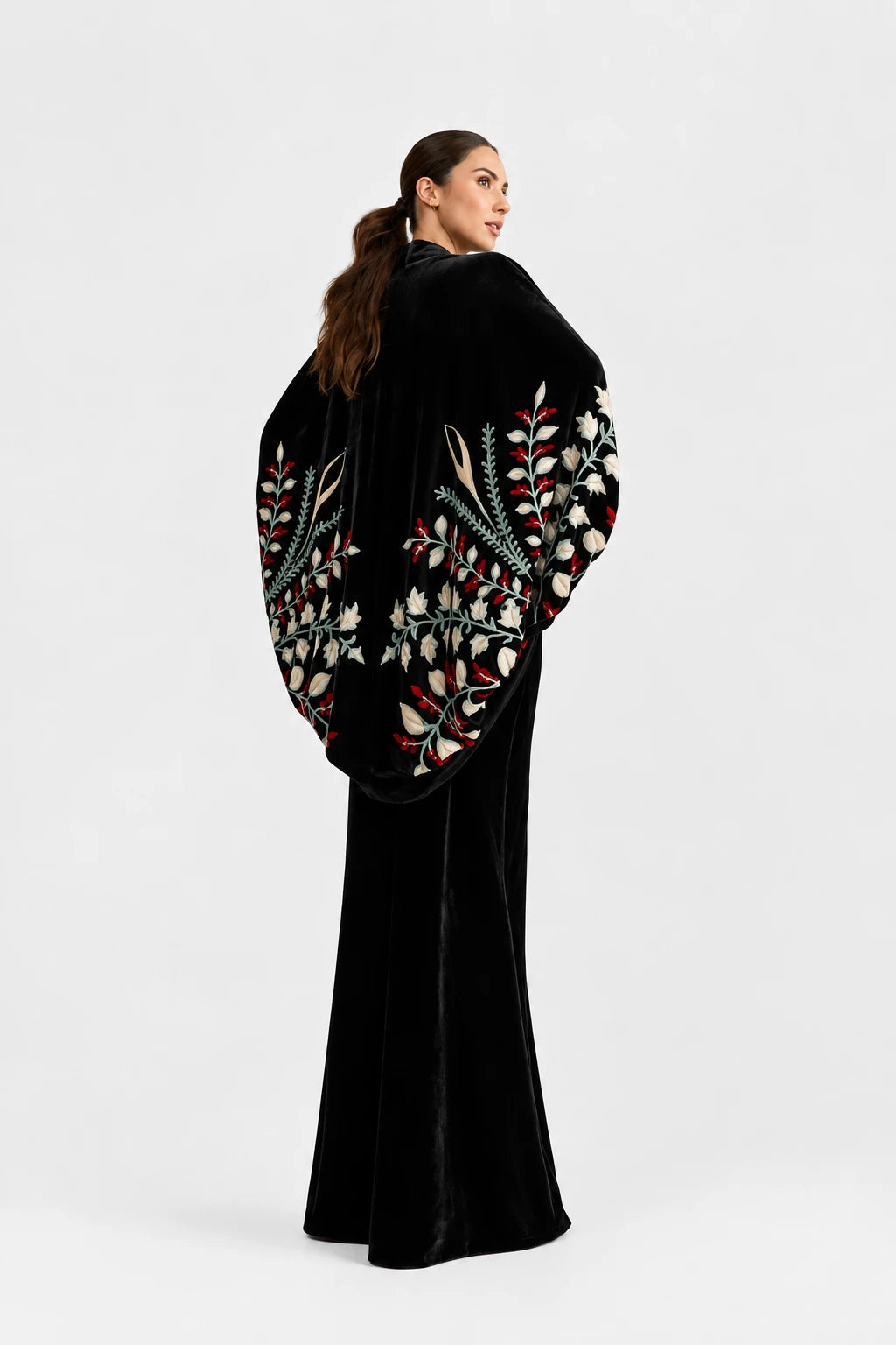 KIMONO NOCTURNO BLACK VELVET
