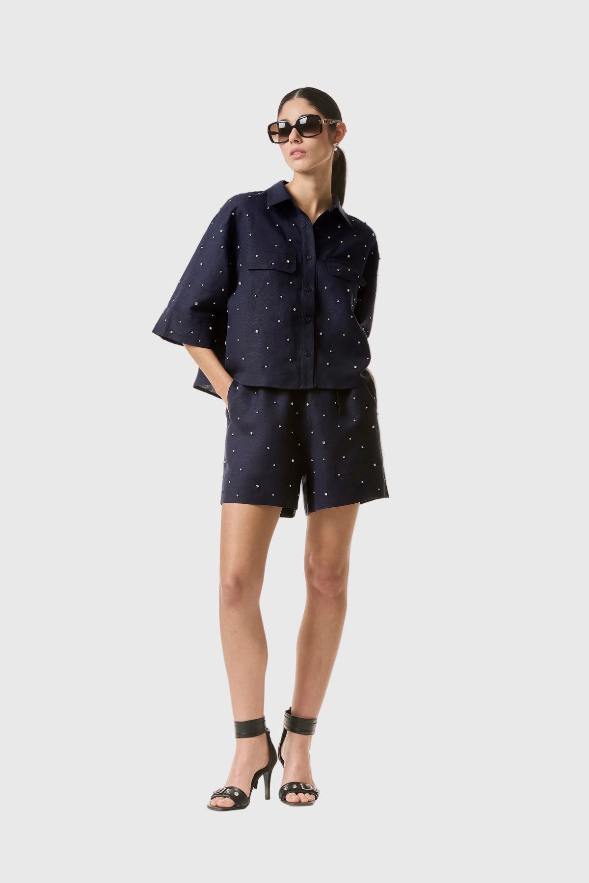 CAMISA BELLAGIO NAVY