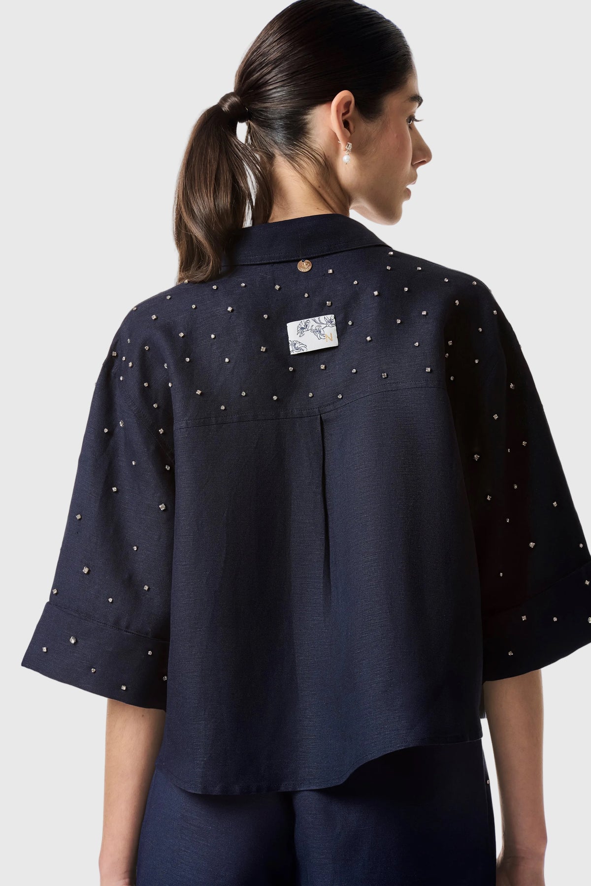 CAMISA BELLAGIO NAVY