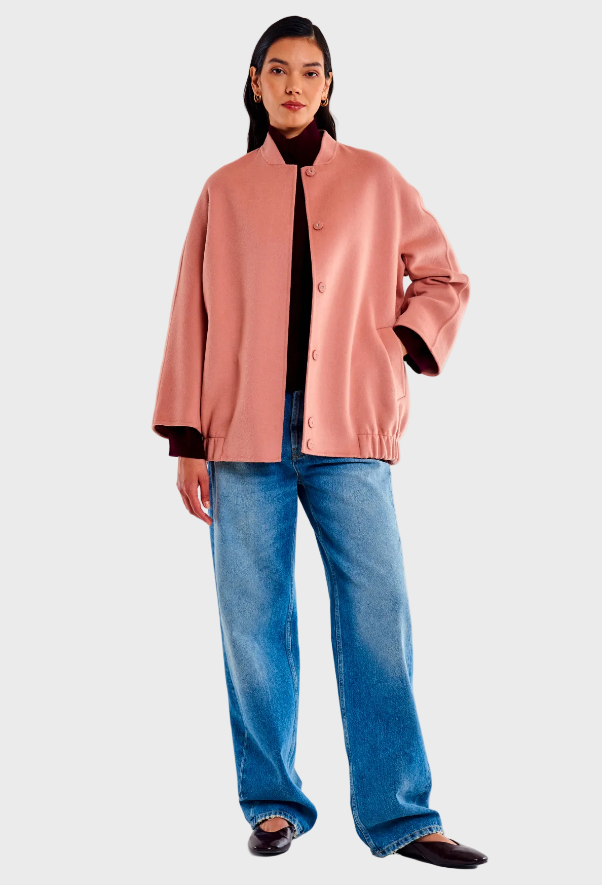 BOMBER LANA ROSA OVERSIZED