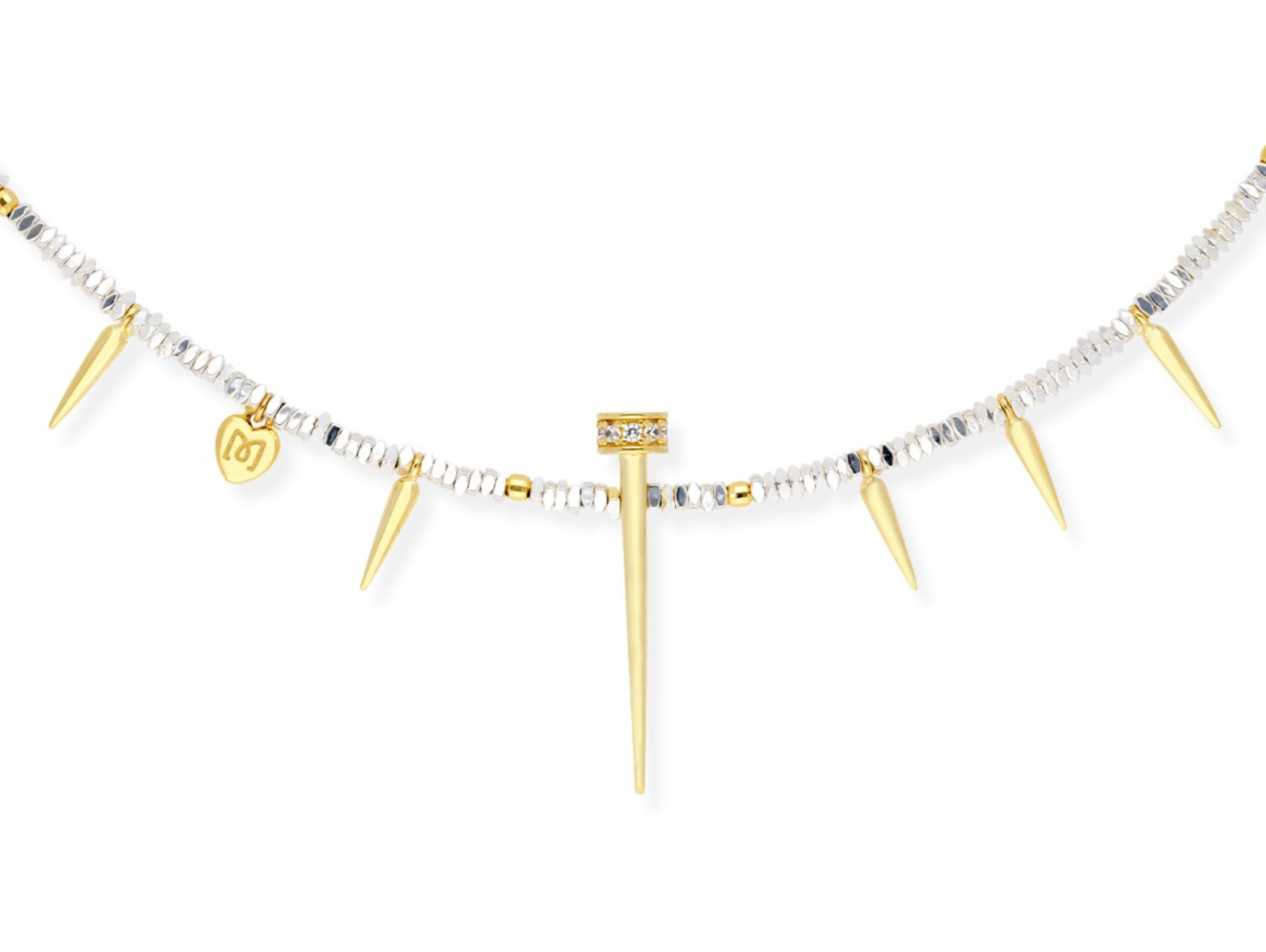 GARGANTILLA DE PLATA Y CIRCONITA