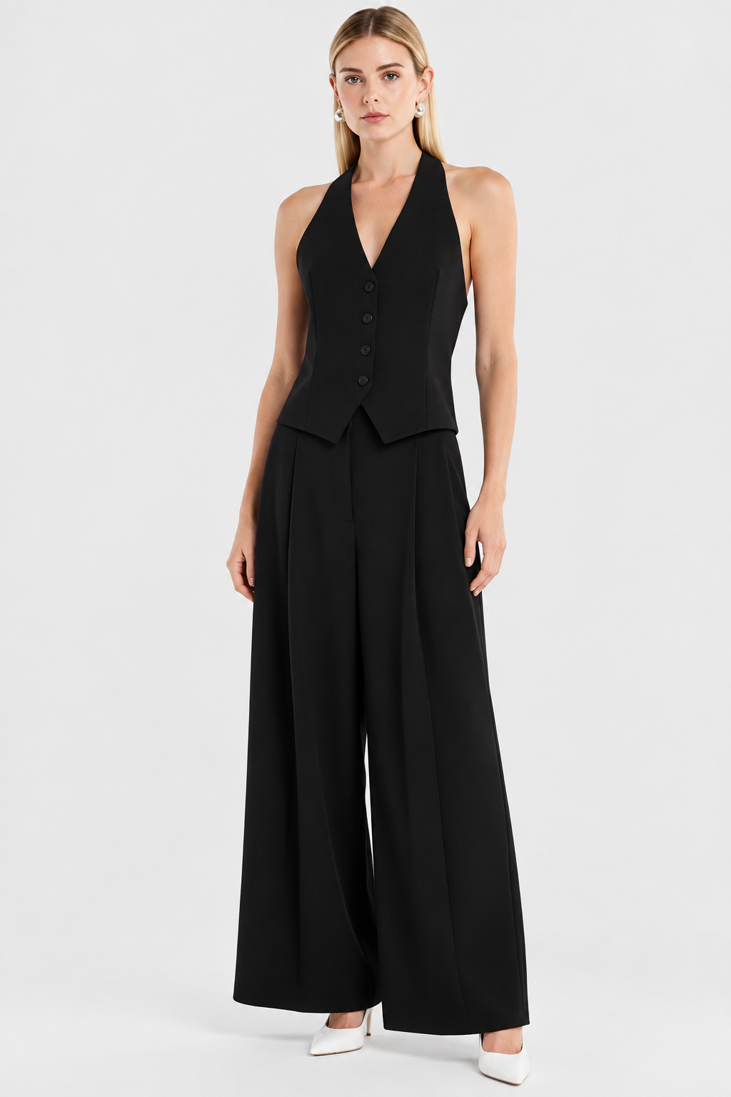 PANTALON PALAZZO NEGRO