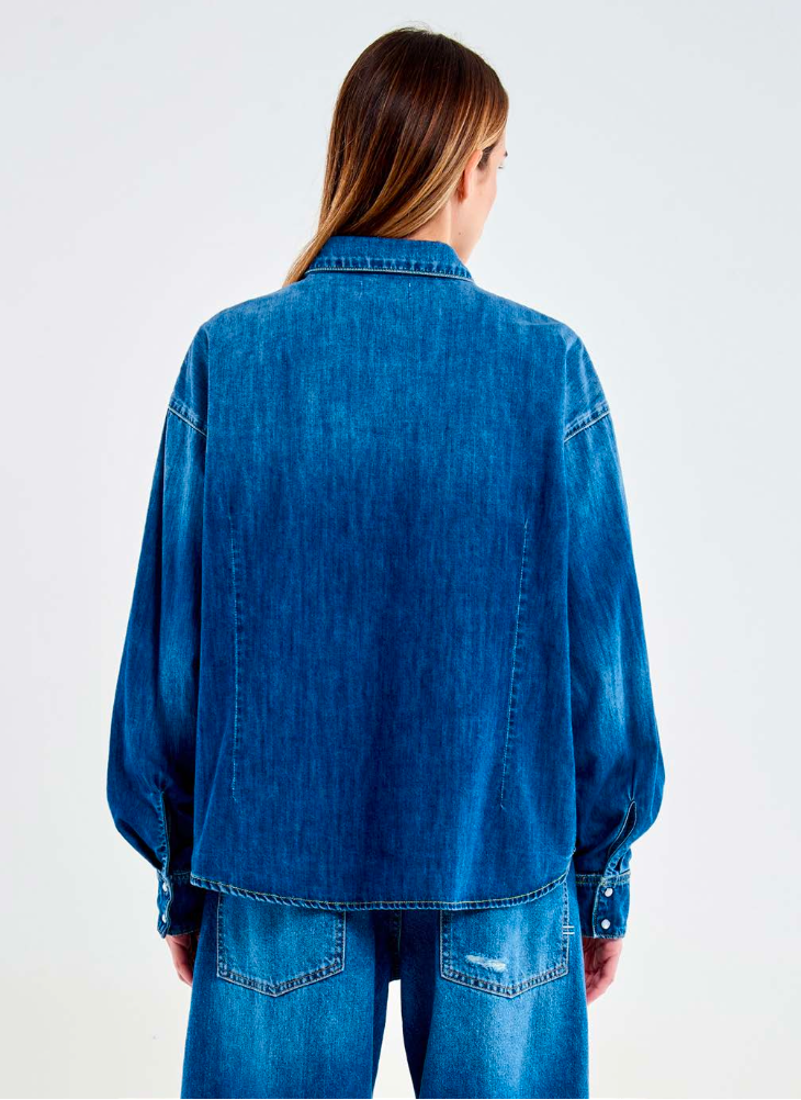 CAMISA DENIM BLUE