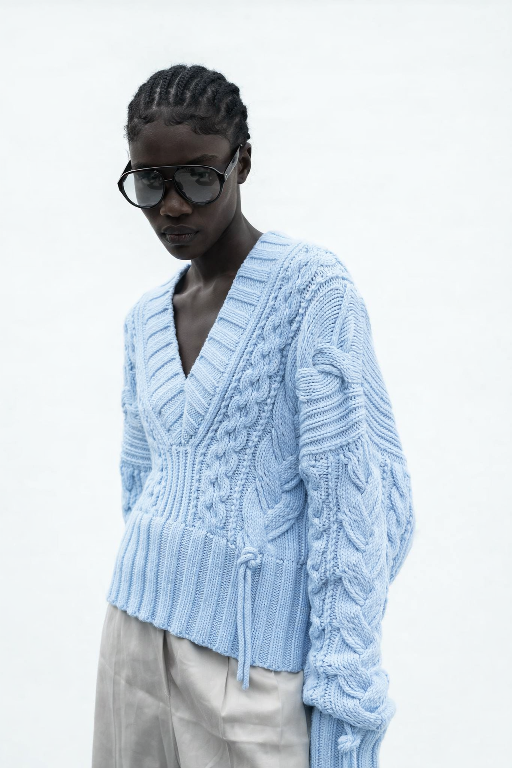 LA ENROLLA SWEATER AZUL