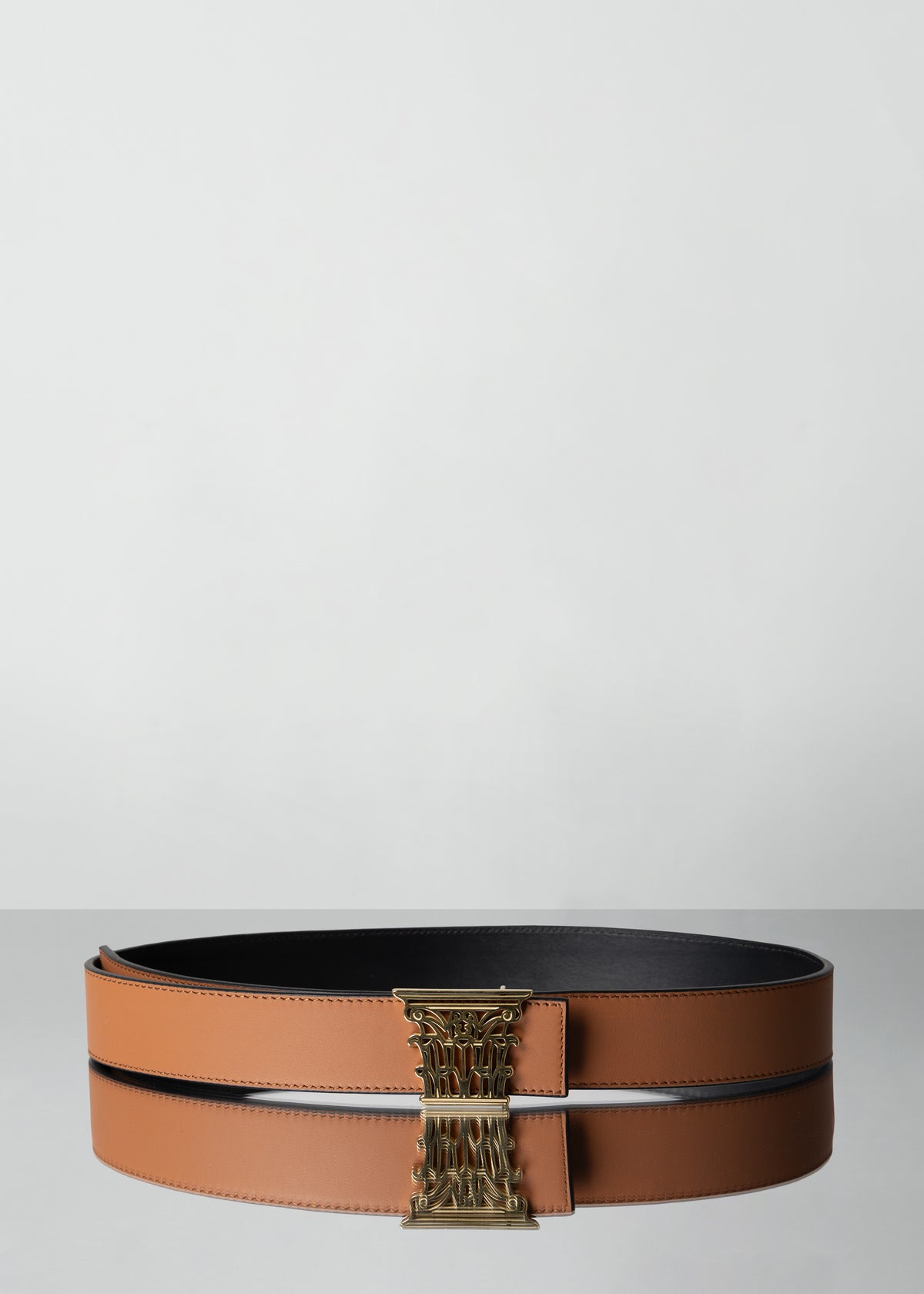 CORINTHIAN BLACK TAN BELT