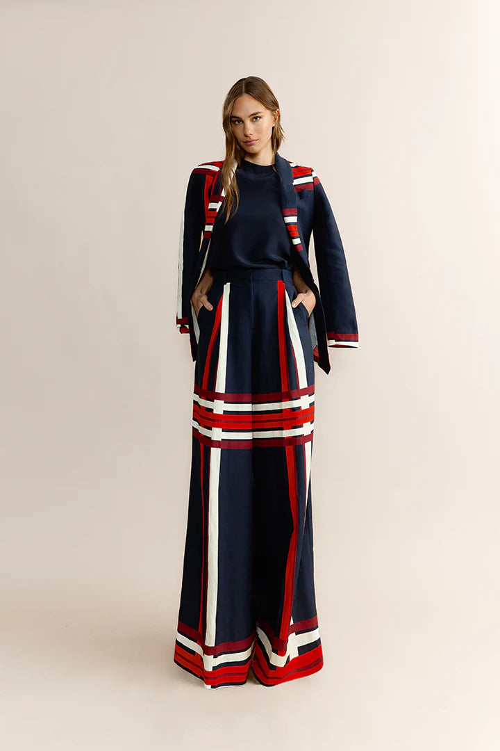 PANTALON HIPPER PALAZZO RAYAS