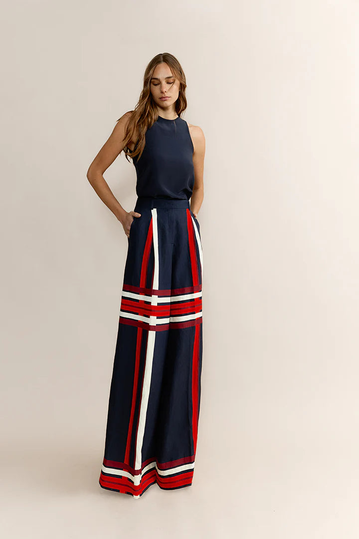 PANTALON HIPPER PALAZZO RAYAS