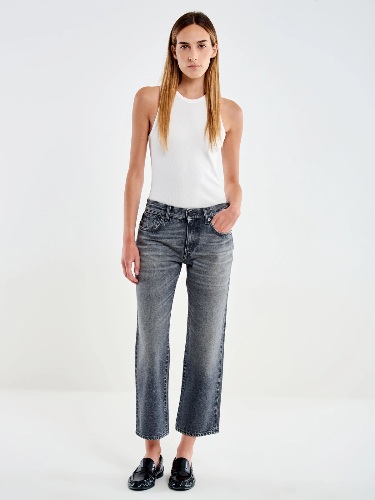 PANTALON DENIM BLACK ZEKE RELAXED