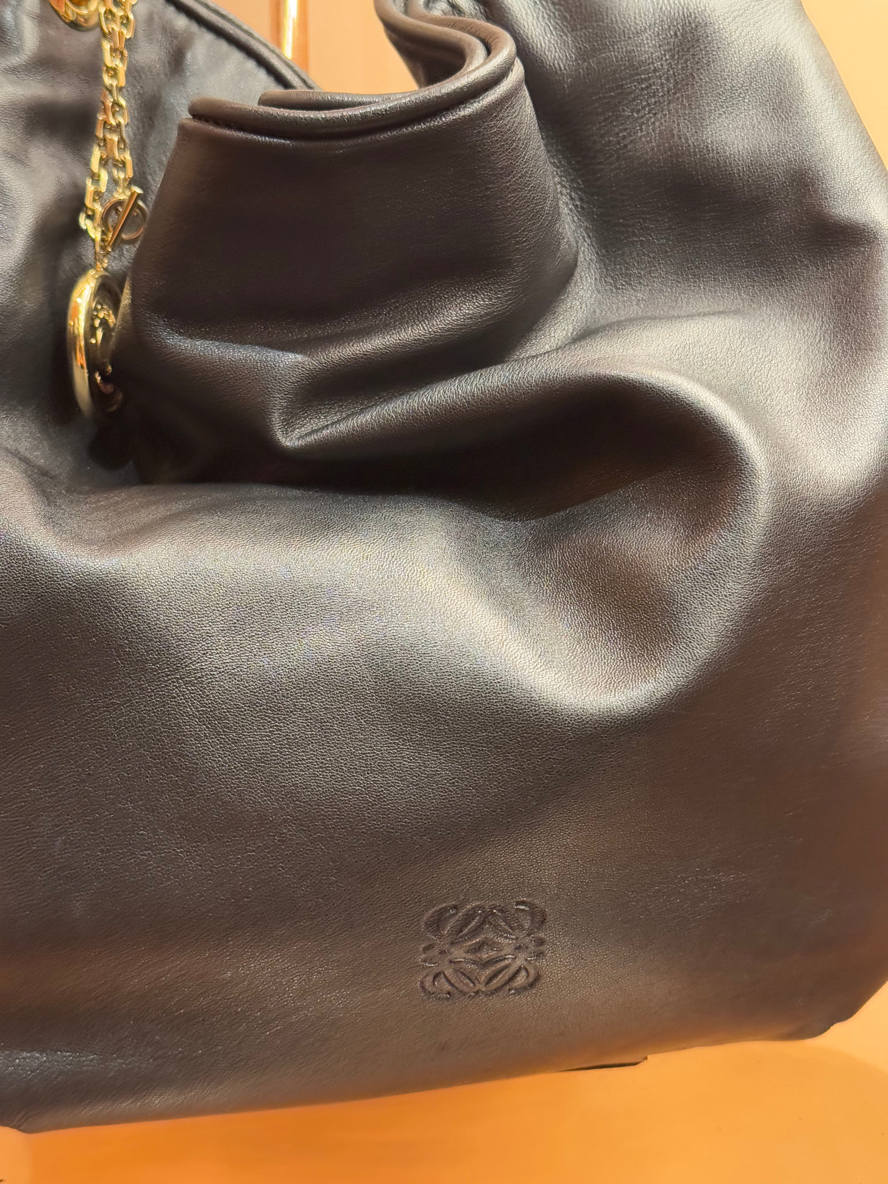 BOLSO VINTAGE LOEWE ALBA NEGRO