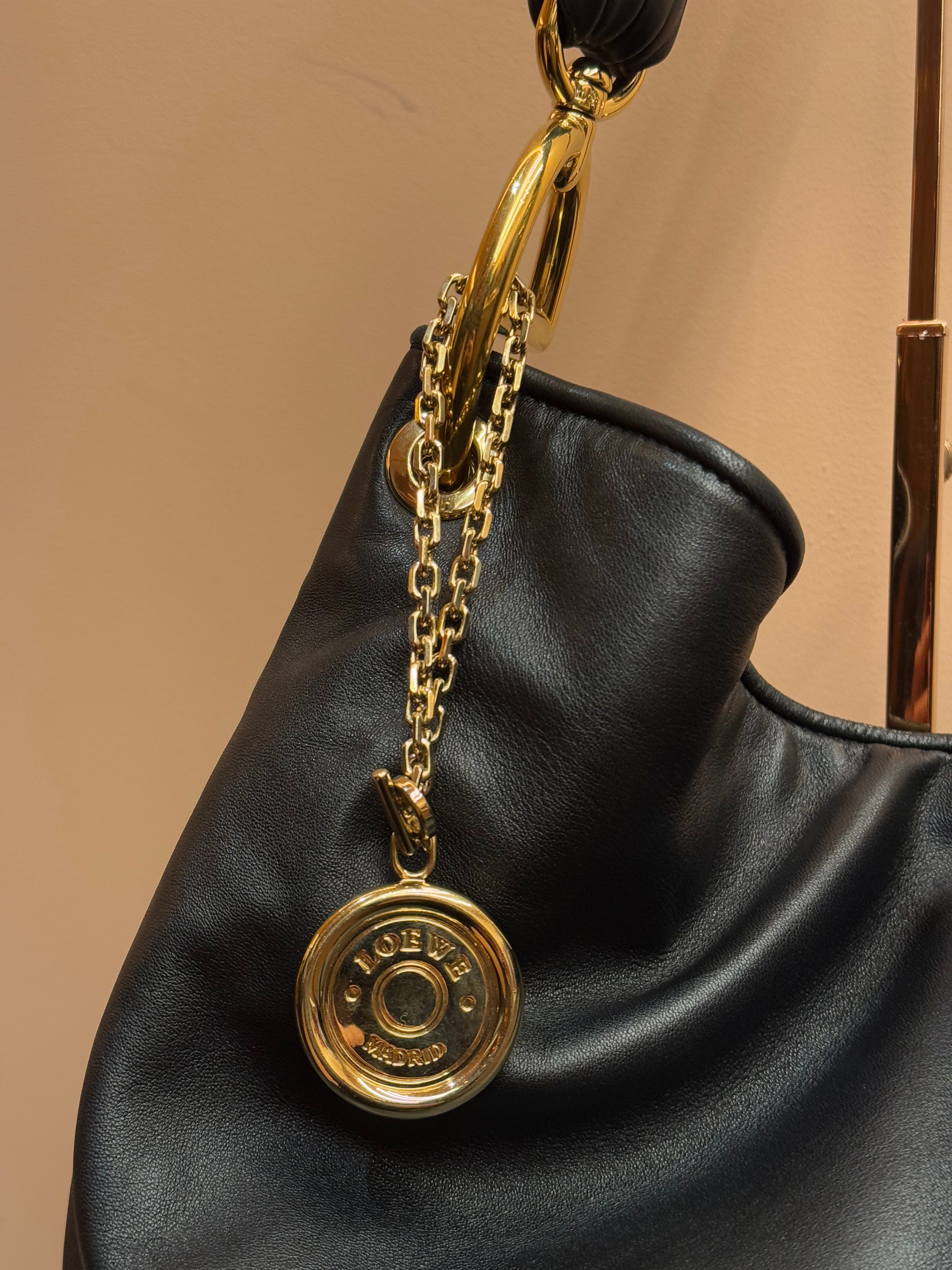 BOLSO VINTAGE LOEWE ALBA NEGRO