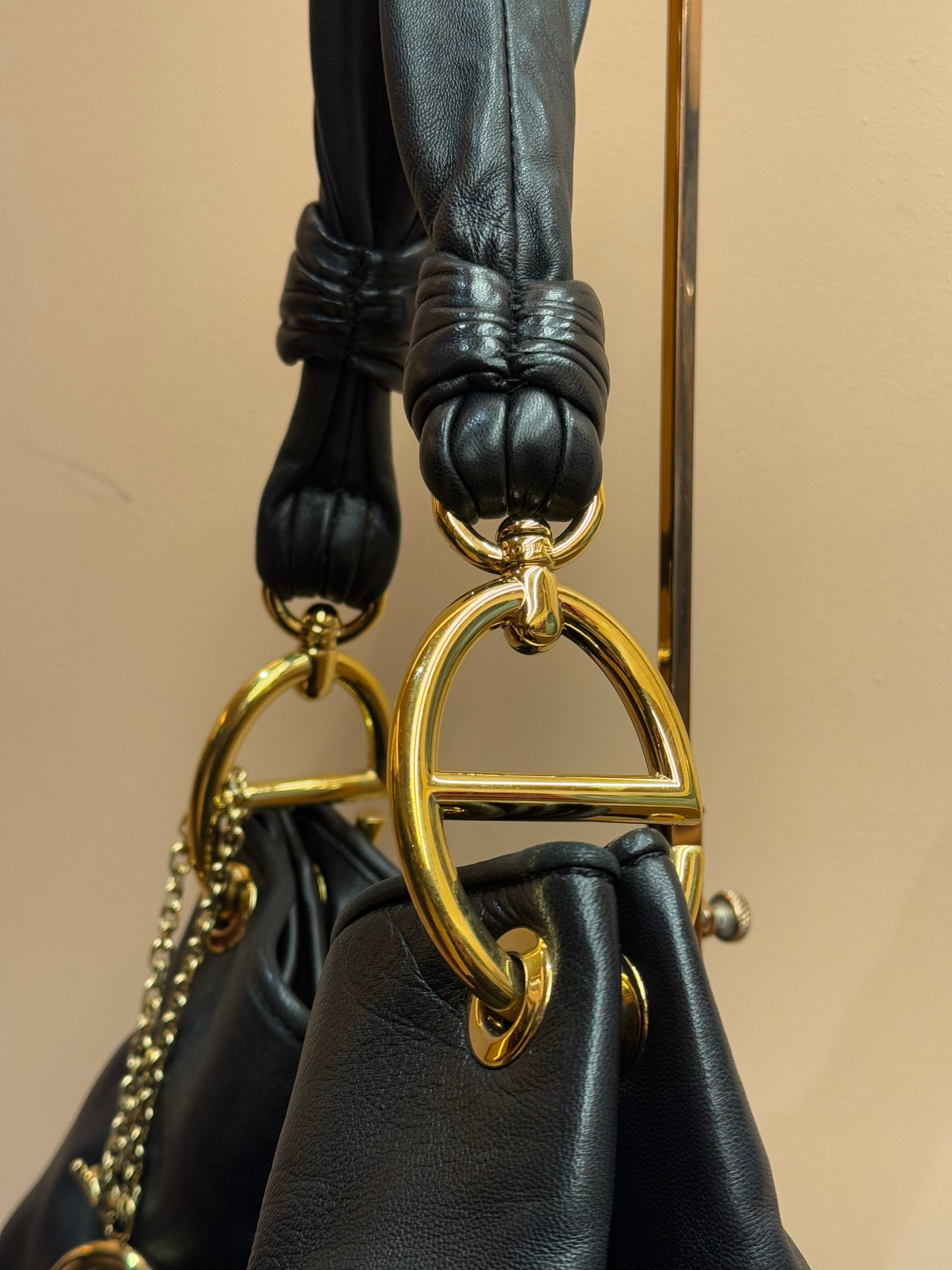 BOLSO VINTAGE LOEWE ALBA NEGRO