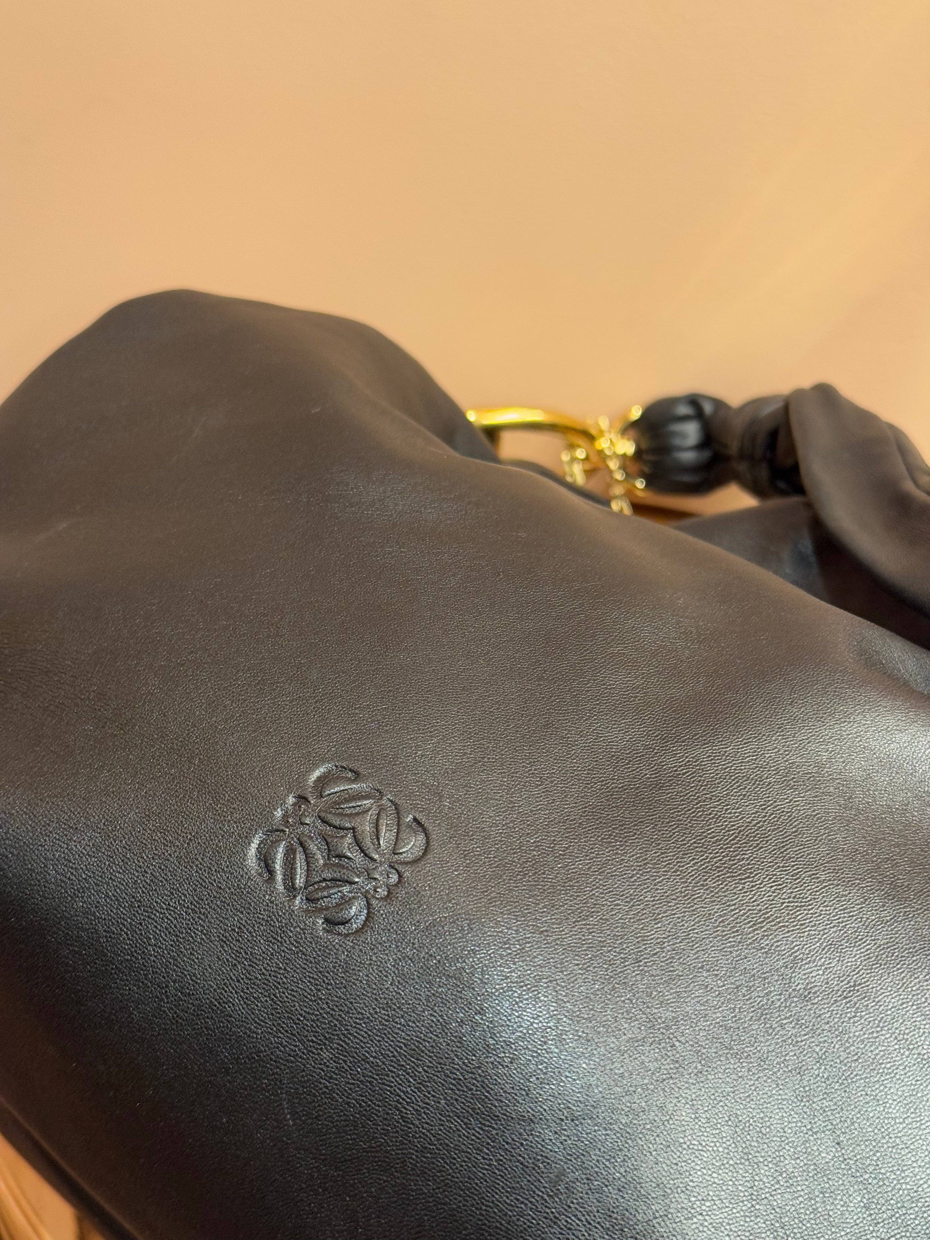 BOLSO VINTAGE LOEWE ALBA NEGRO