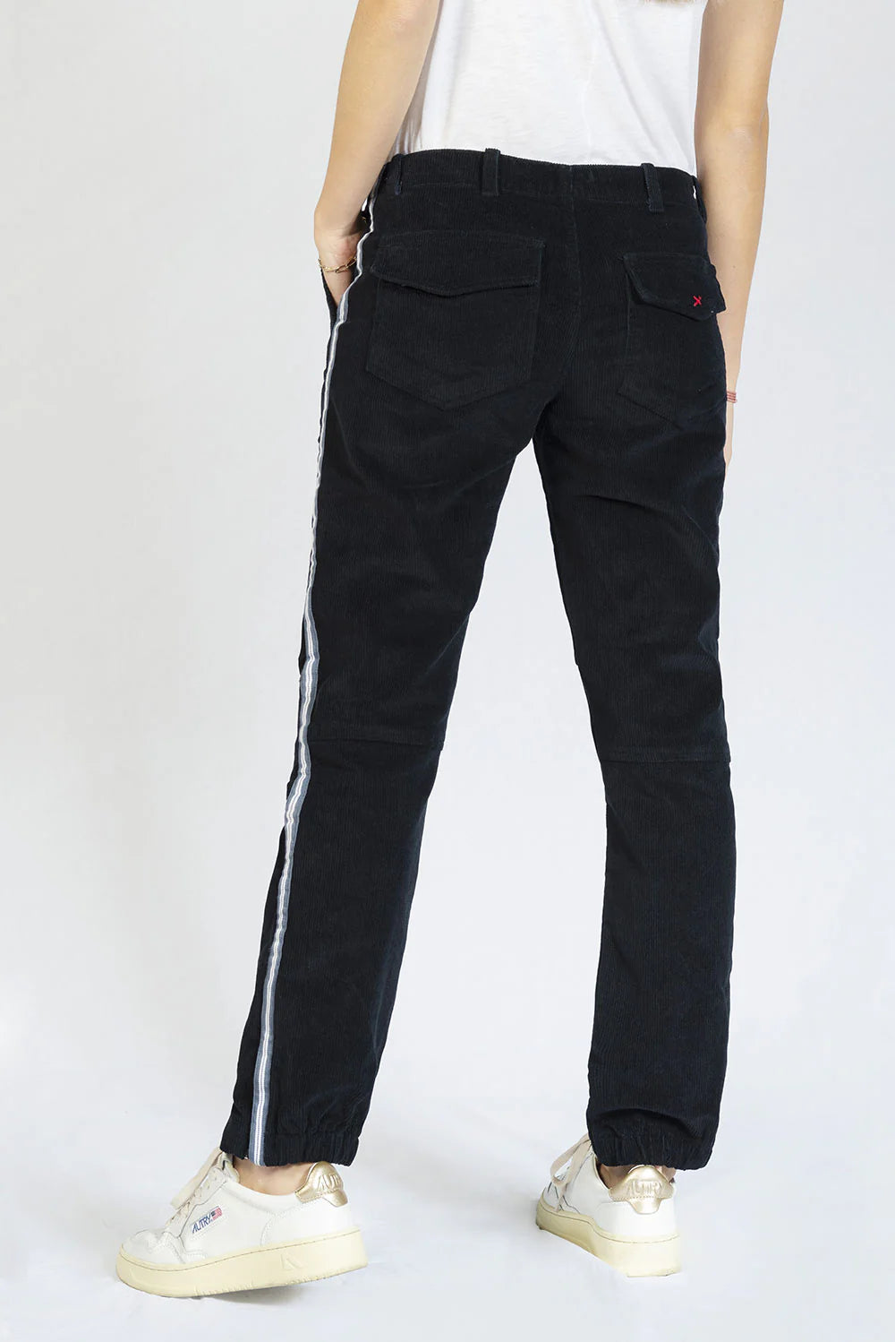 EMA CORDUROY AZUL MARINO STRYPE PANTS