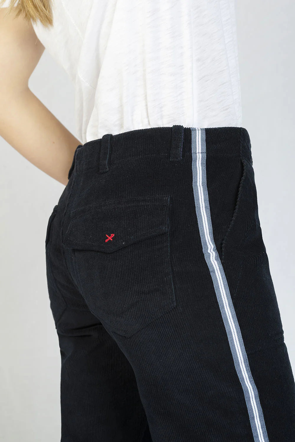 EMA CORDUROY AZUL MARINO STRYPE PANTS