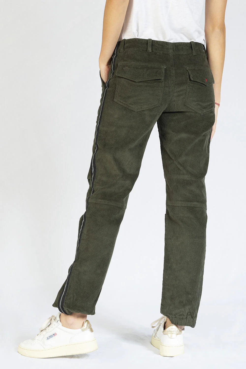 EMA CORDUROY MILITARY STRYPE PANTS