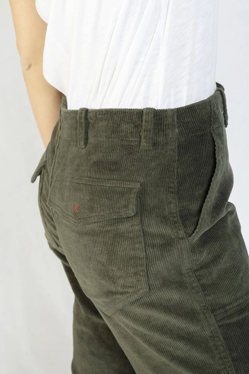 EMA CORDUROY MILITARY PANTS