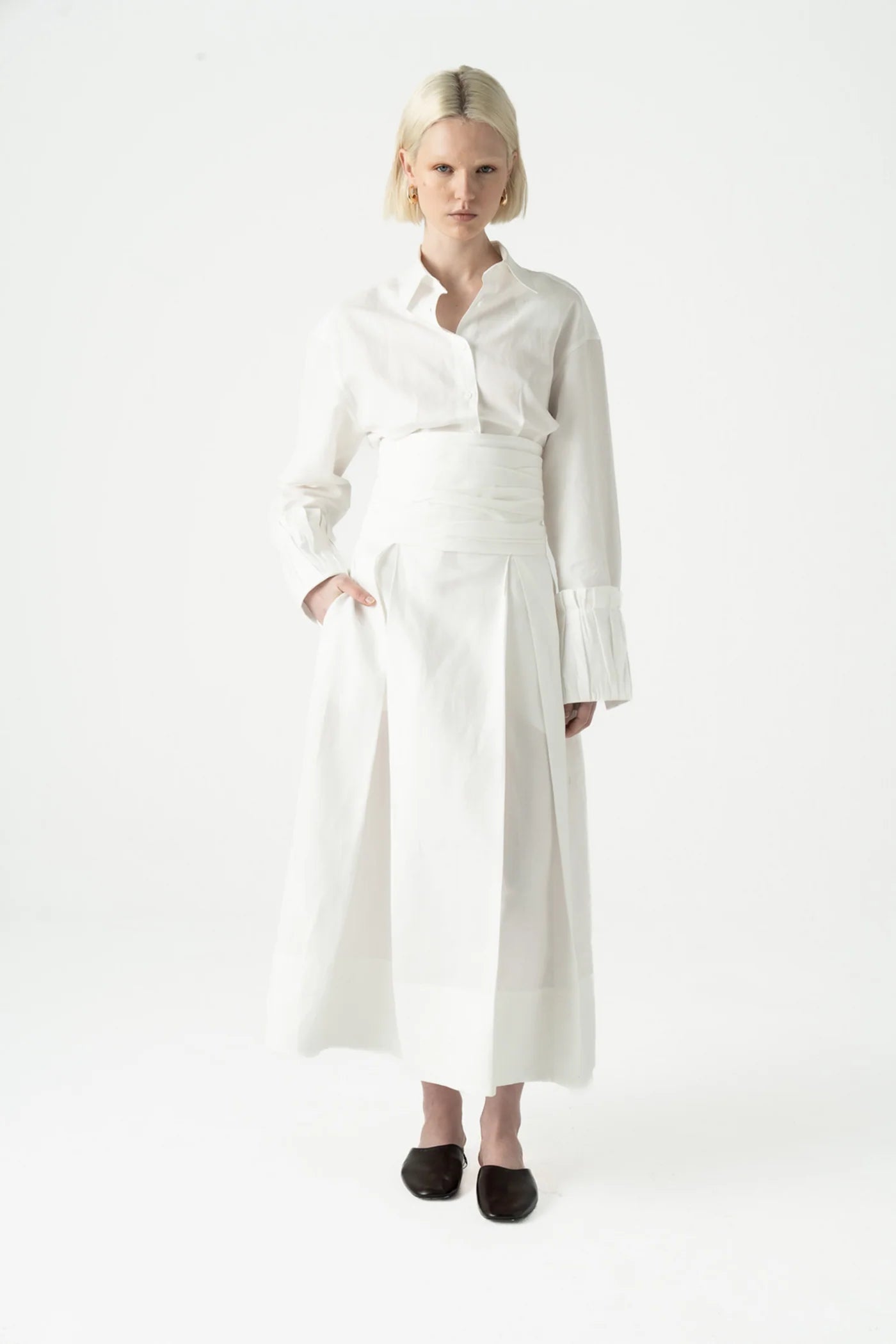 LA PATRONA SKIRT WHITE