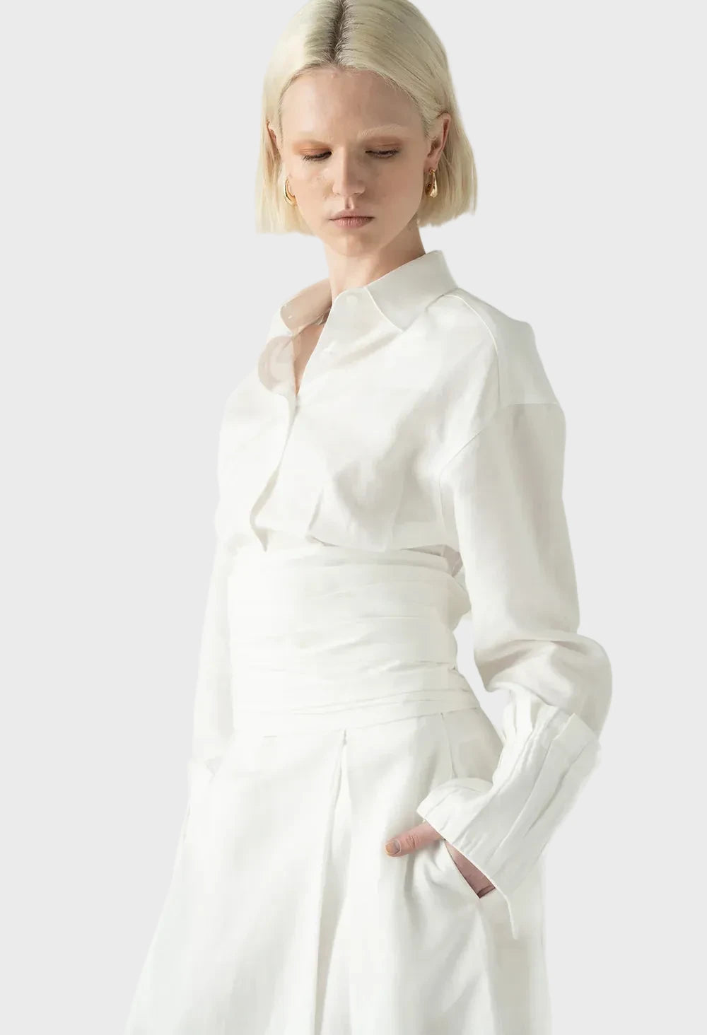 LA PATRONA SKIRT WHITE