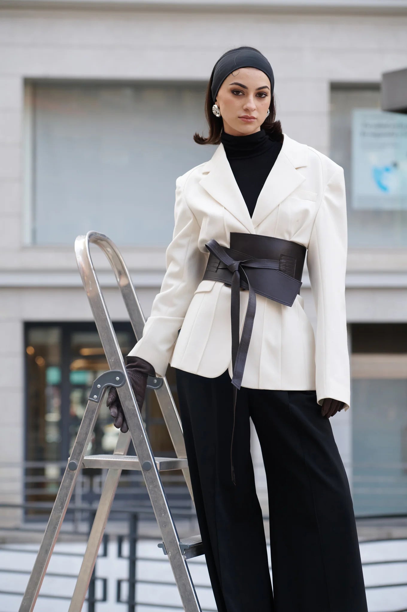 LA EJECUTIVA BLAZER OFF WHITE