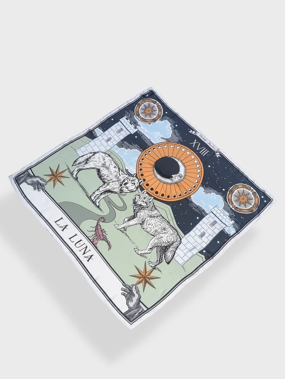 PAÑUELO TAROT THE MOON