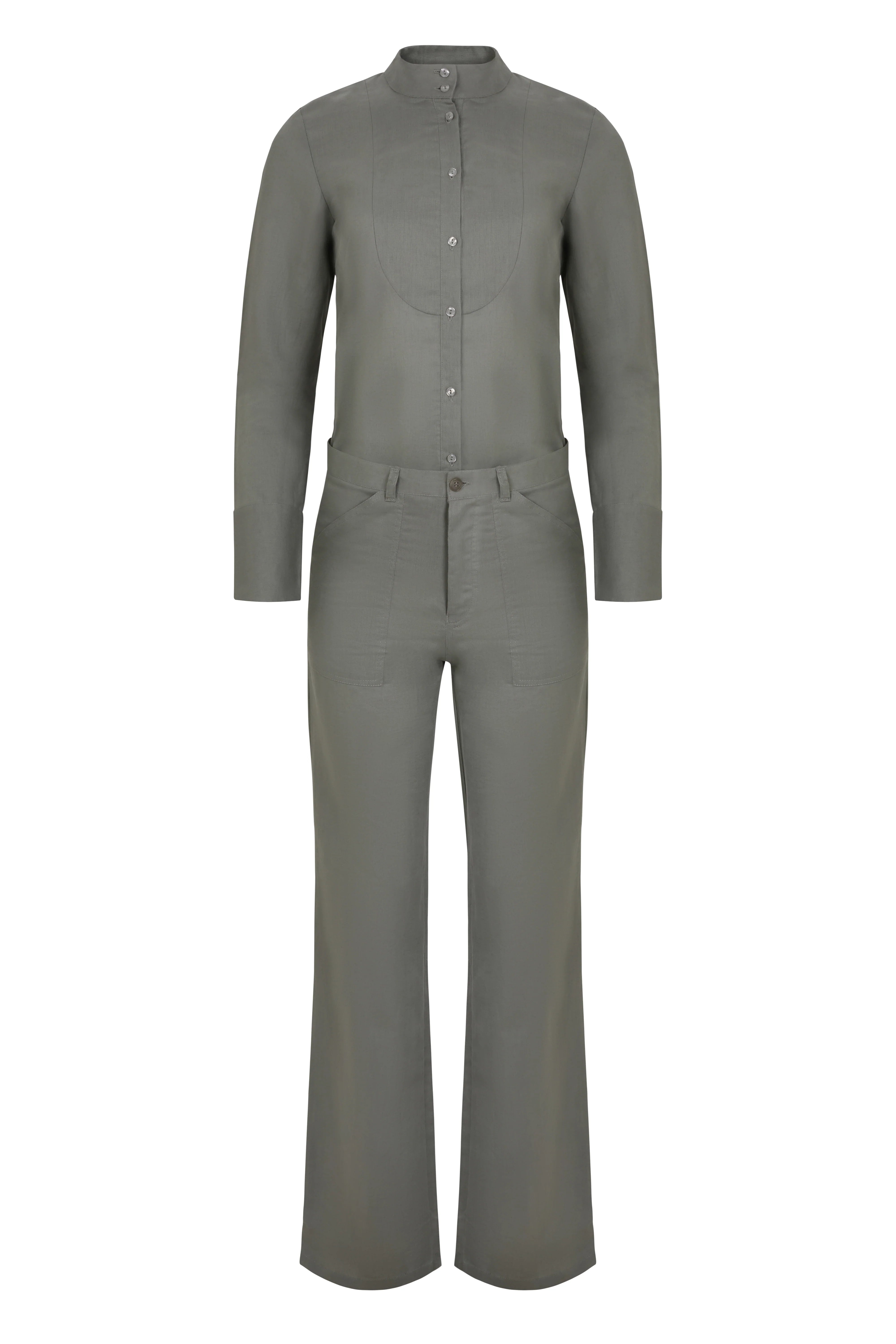 SET PANTALON Y CAMISA VERDE