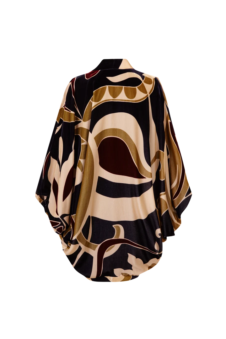 KIMONO DARK ORQUIDEA VELVET