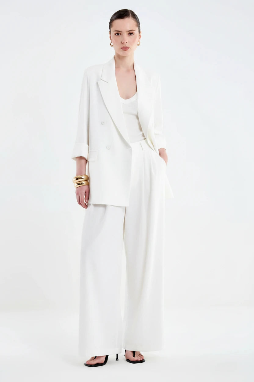 PANTALON PALAZZO BLANCO