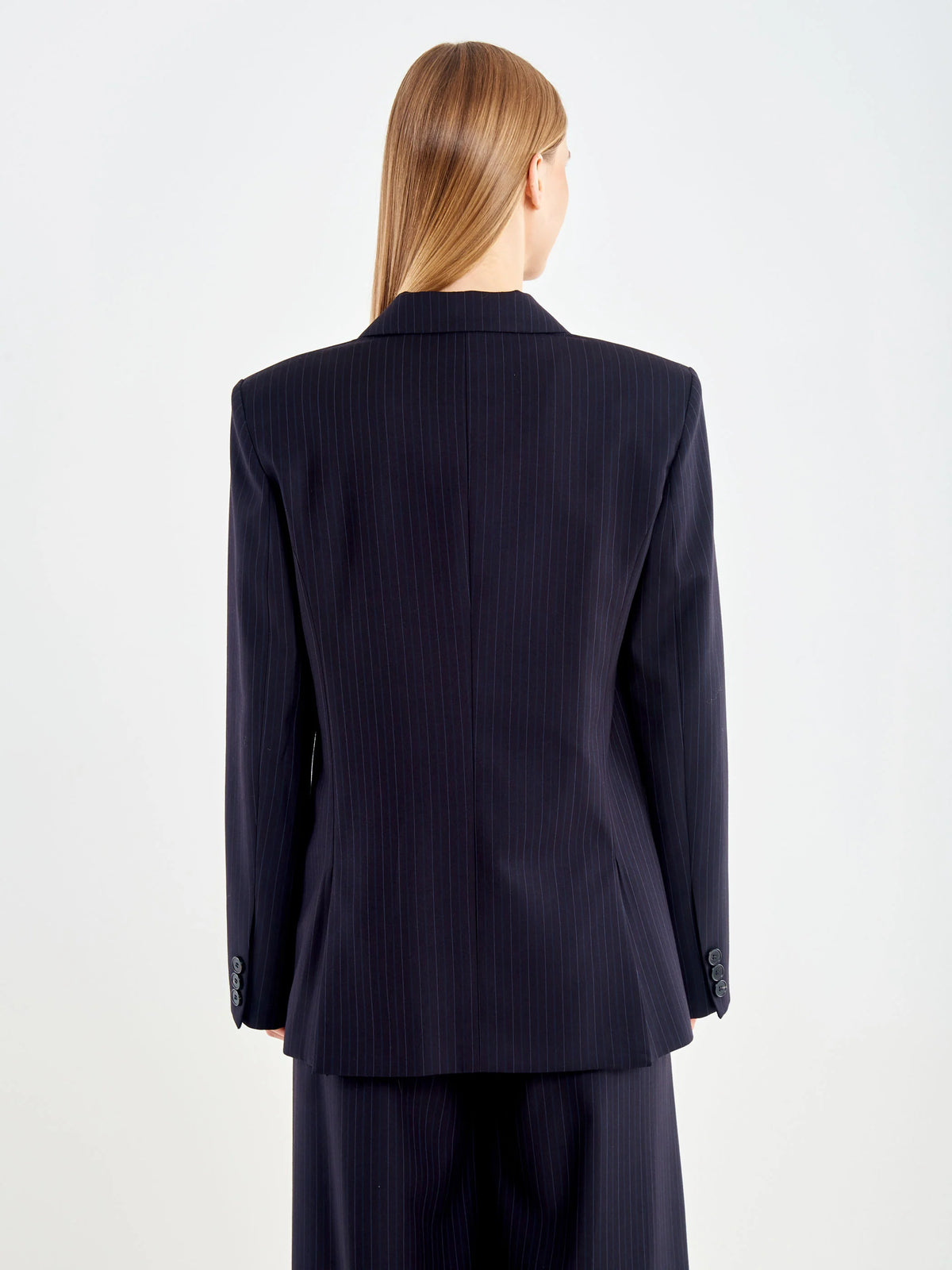 CHAQUETA CRUZADA RAYA DIPLOMATICA AZUL