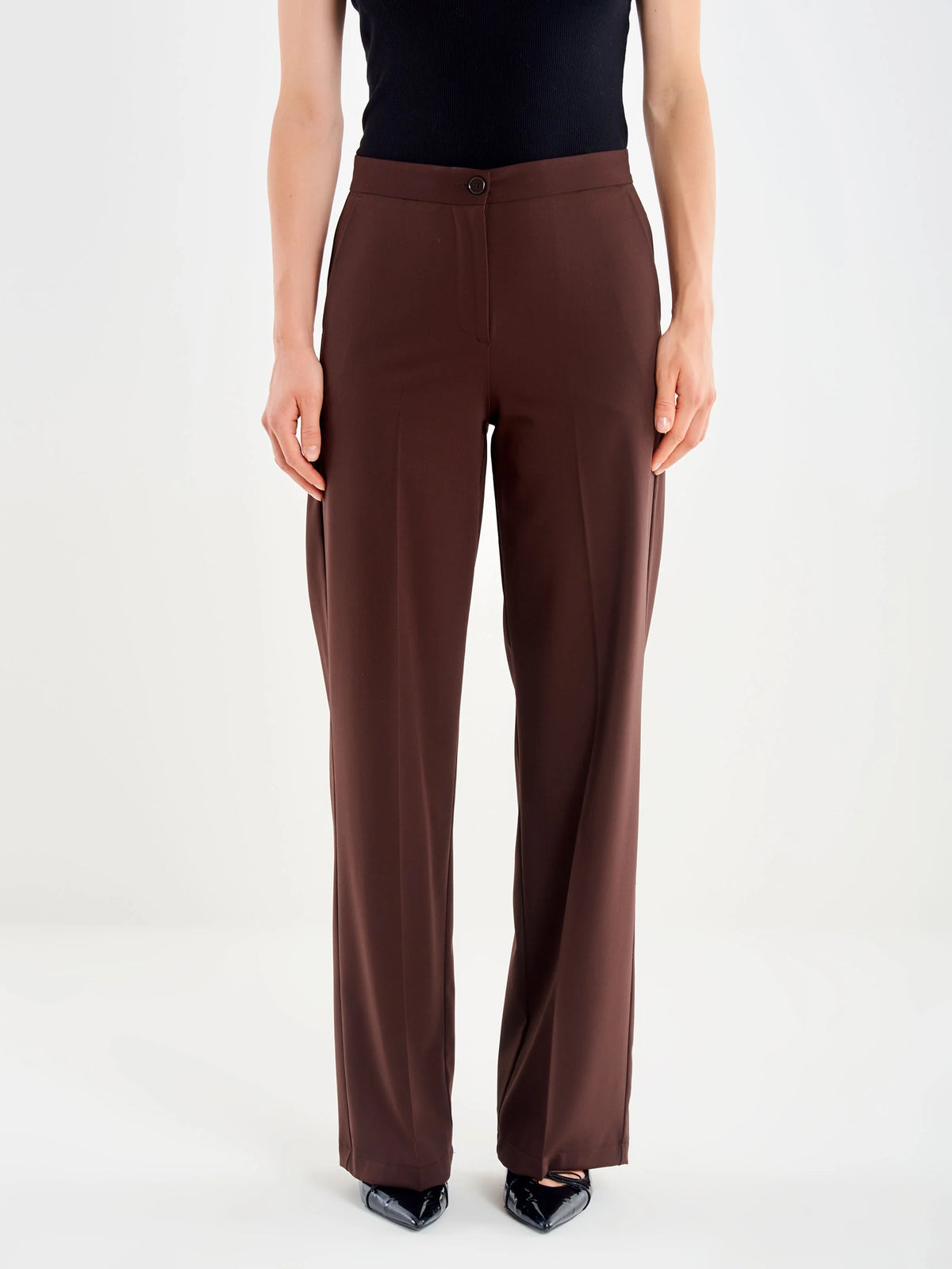 PANTALON PALAZZO GRANATE