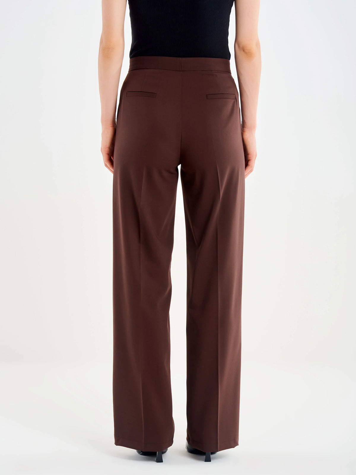 PANTALON PALAZZO GRANATE