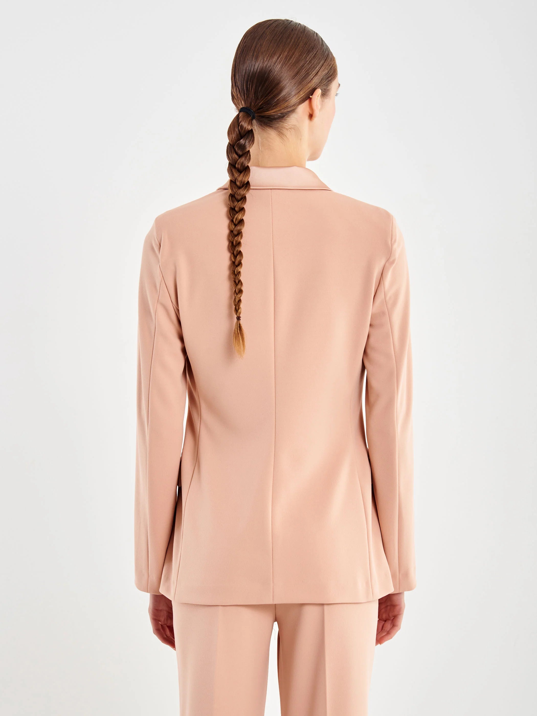 BLAZER ROSA MAQUILLAJE CUELLO SATINADO VV