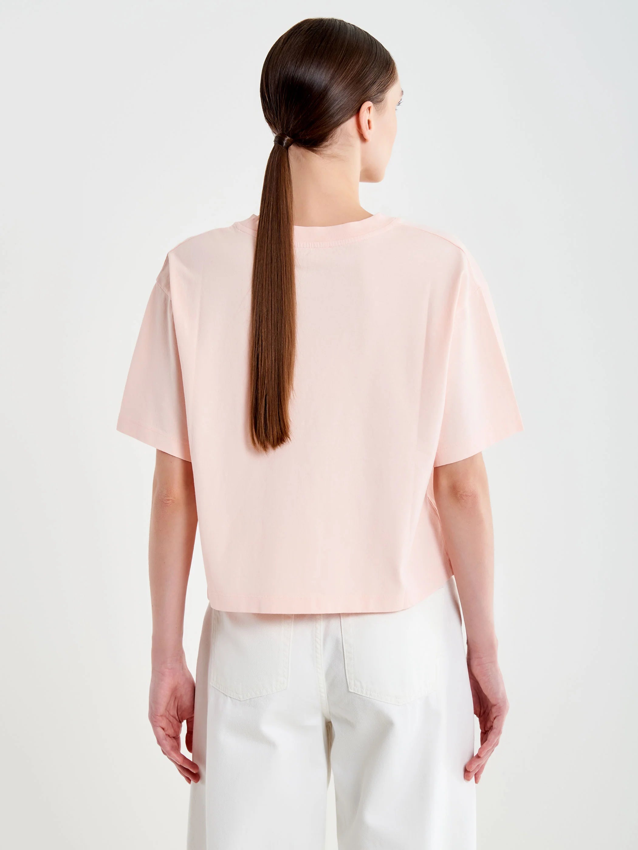 CAMISA BASICA MANGA CORTA ROSA VV