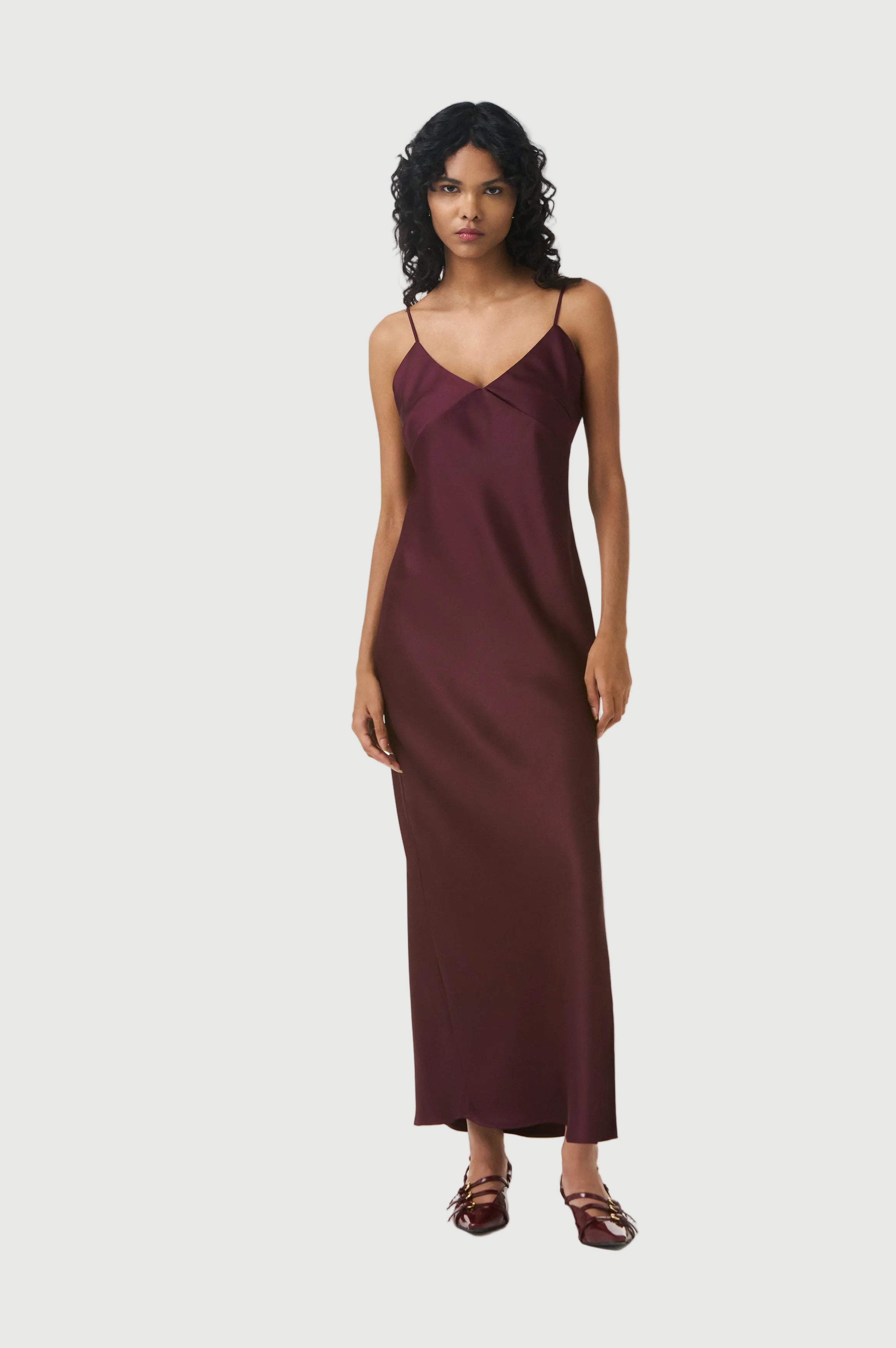 VESTIDO MADONNA BORDEAUX