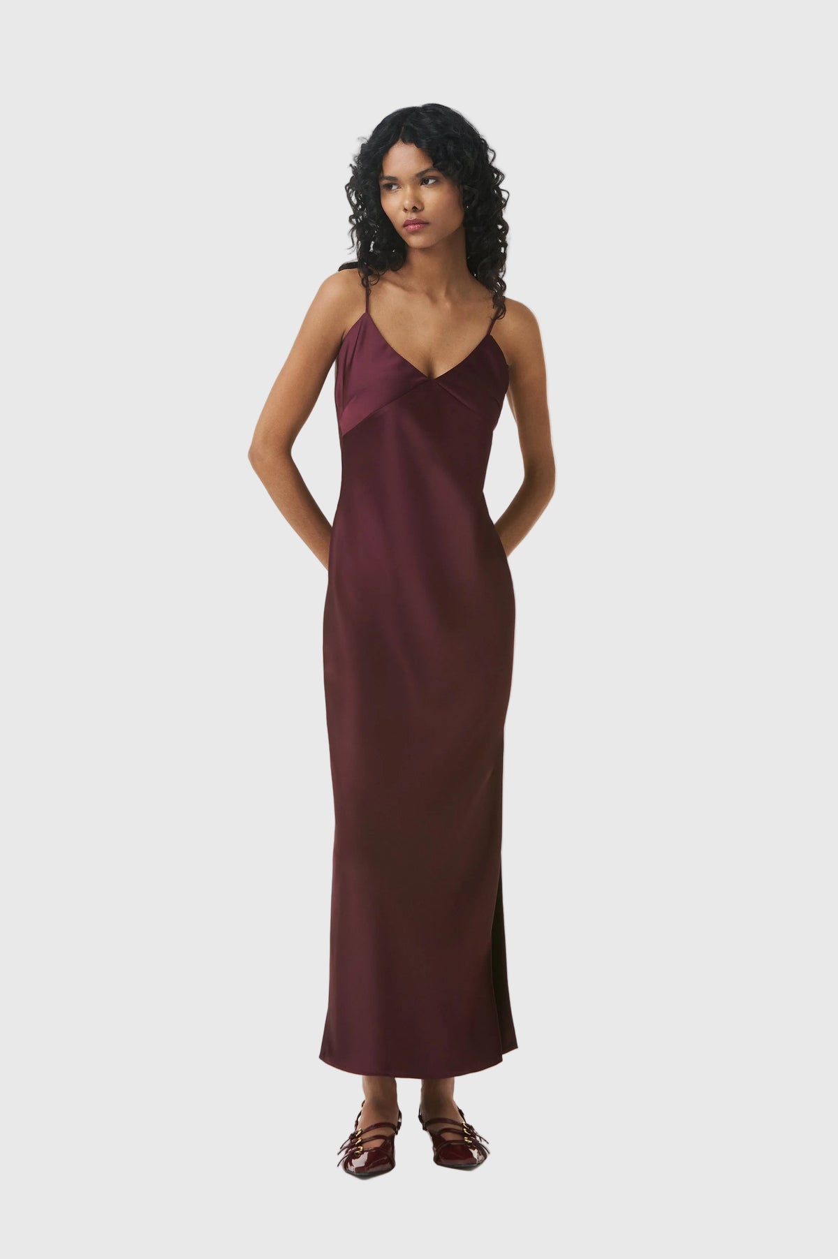 VESTIDO MADONNA BORDEAUX