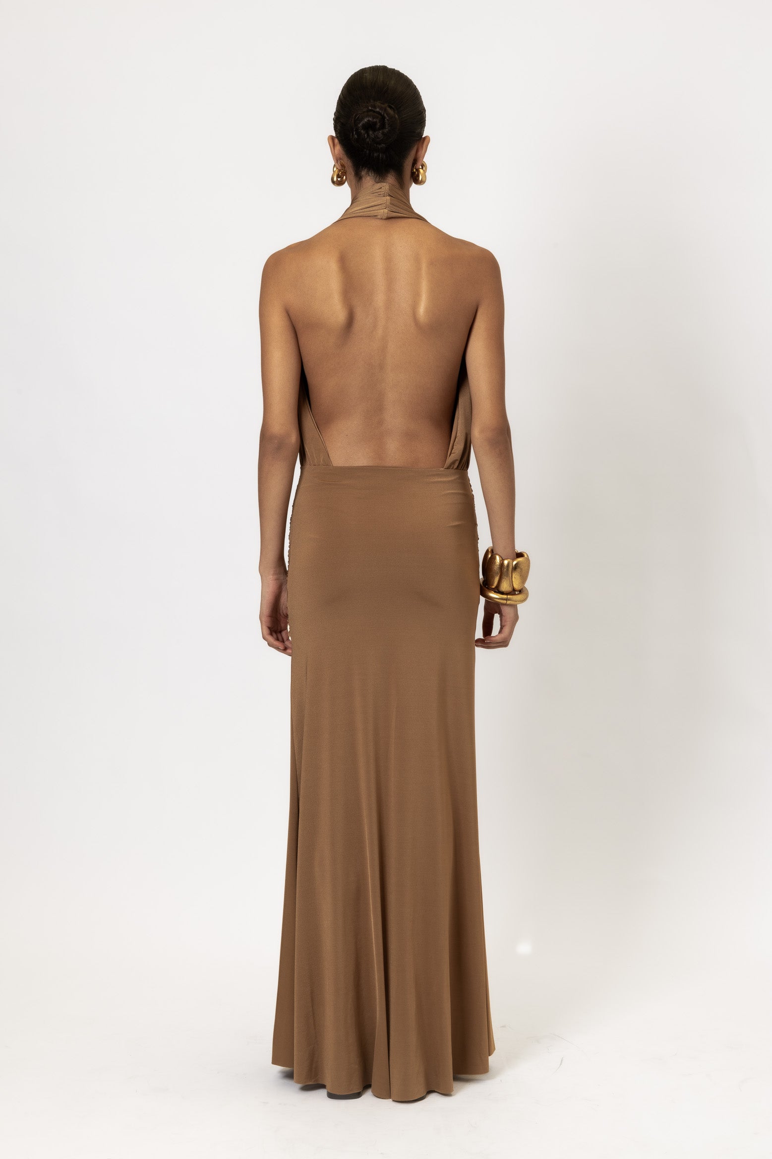 LA DOÑA DRESS GOLDEN SAND
